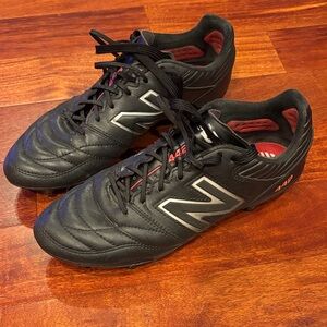 New Balance Black and Silver Men's Soccer Cleats